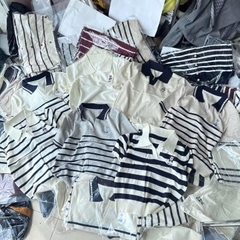 Áo len cổ V thêu gấu