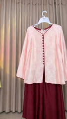 Đồ lam tơ tằm viền màu