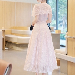 Đầm thiết kế 2 dây ren kèm choàng ren