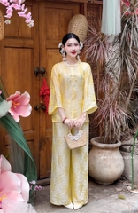 Lam ánh tằm cao cấp 2 nút kiểu