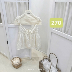 Áo kiểu 2 dây bèo cột nơ