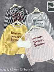 Áo thun giấy  Bluycaps kèm bra