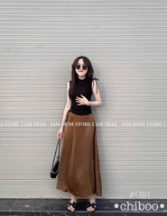 Chân váy lụa dài 1701