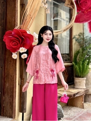 Đồ lam nút nơ túi lộc