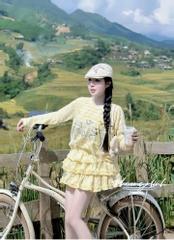 Set tay dài cv tầng hello kitty