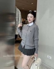 Áo kiểu len ngựa thừng trơn