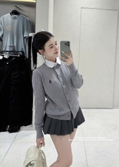 Áo kiểu len ngựa thừng trơn