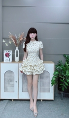 Đầm TH hoa nhí voan 310pls