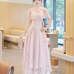 Đầm thiết kế 2 dây ren kèm choàng ren