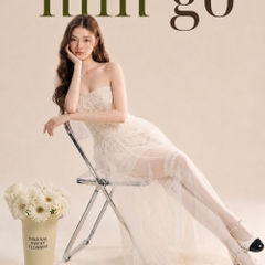 Đầm thiết kế cúp ngực/ trễ vai phối voan