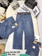 JC15 Jean siêu đại xuông tag nâu nhạt sau 85739