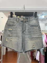 JS16 quần short cào nhẹ túi sau thêu 1109