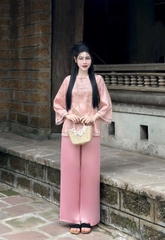 Bộ lam gấm 1 nút cài