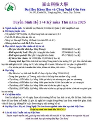 Đại học KHCN Côn Sơn