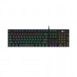 Bàn phím cơ gaming có đèn LED Lecoo KG1101