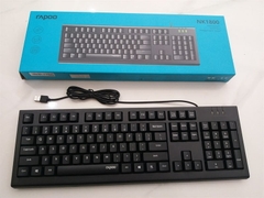 Bàn phím Rapoo NK1800 đen (USB)