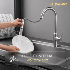 thiết kế vòi dây rút
