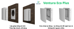 MÁY CẤP KHÍ TƯƠI GẮN TƯỜNG CÂN BẰNG ẨM - ECO PAIR PLUS