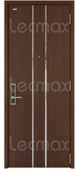Cửa Thép Vân Gỗ 1 Cánh Đính LM204