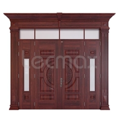 Cửa Thép Vân Gỗ LM514