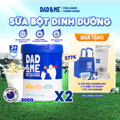 [COMBO 2]  Sữa Dad and Me CBP (800g) New Zealand - Tăng Đề Kháng & Chiều Cao Vượt Trội Cho Bé Trên 3 Tuổi | Cam Kết Chính Hãng