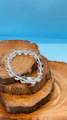 Vòng thạch anh trắng trong 12mm