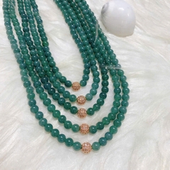 Chuỗi lam ngọc (Ngọc Hòa Điền) 6.8mm