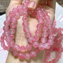 Vòng thạch anh tường vi (Rhodonite) - năng lượng chữa lành