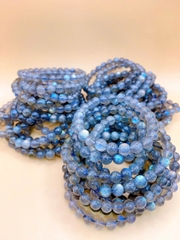 Vòng tay đá Xà cừ ( Labradorite) - Hắc nguyệt quang 11mm