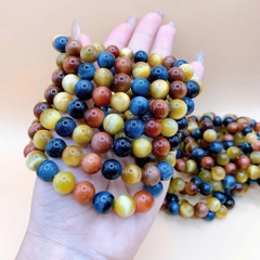 Vòng tay mắt hổ tam tài 5A