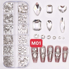 KHAY ĐÁ MIX CB_C.CẤP_M01 Trắng 6ô Siêu Sáng