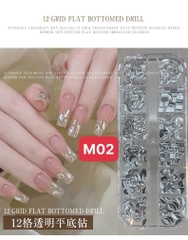 KHAY ĐÁ MIX CB_C.CẤP_M02 Trắng 6ô Siêu Sáng