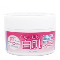 Mặt nạ rửa trôi Dưỡng sáng da da White Label Premium Placenta Pack 130g