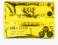 Mặt nạ tế bào gốc chống lão hóa, Dưỡng sáng da da EGF BC Face Rescue Mask EX Nhật Bản (40 miếng)