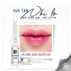 Kem hỗ trợ cải thiện thâm, làm hồng môi BioWhite L1A Từ Nuwhite Mibiti Prudente Professional