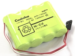 Sanyo Cadnica 4KR-1400AE, Pin sạc Ni-Cd 4.8V 1400mAh
