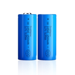 Pin sạc 18500 Doublepow Lithium 3.7V 1500mAh