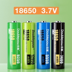 Pin sạc 18650 Doublepow Lithium 3.7V 2500mAh