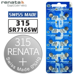 Pin Renata 315 SR716SW (Lẻ 1 viên)