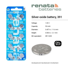Pin Renata 391/381 SR1120W (1 viên)