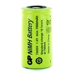 Pin sạc GP NiMH 1.2V 700DH Size D 7000mAh