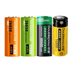 Pin sạc 26650 Doublepow Lithium 3.7V 5000mAh
