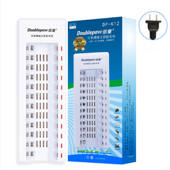 Doublepow DP-K12, Bộ sạc 12 viên Pin AA và AAA (12 khe sạc, mỗi lần sạc được từ 1-12 viên pin Ni-MH)