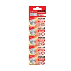 Vỉ 5 viên Pin Maxell CR2025 3V Made In JAPAN