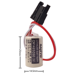 Sanyo CR14250SE, Pin nuôi nguồn 3V 900mAh nối giắc