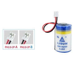 Pin Lisun ER14250 3.6V 1/2AA 1200mAh nối giắc