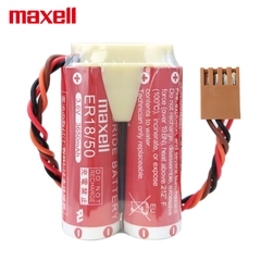 Pin nuôi nguồn Maxell ER18/50 3650mAh 3.6V ghép 2 viên 4P Nachi Robot MD500