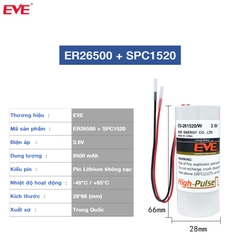 EVE ES-261520/W, Pin nuôi nguồn 3.6V 8500mAh