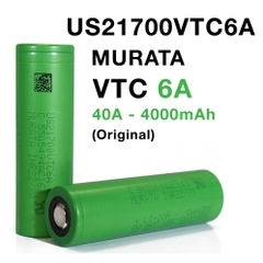 Pin Murata US21700VTC6A, Pin sạc 21700 3.6V 4000mAh 40A