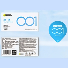 Bao cao su Meleon HA 001 Ultrathin siêu mỏng hộp 10 cái